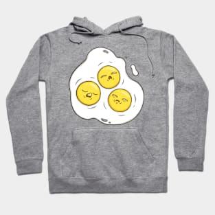 3 person scrambled eggs Hoodie